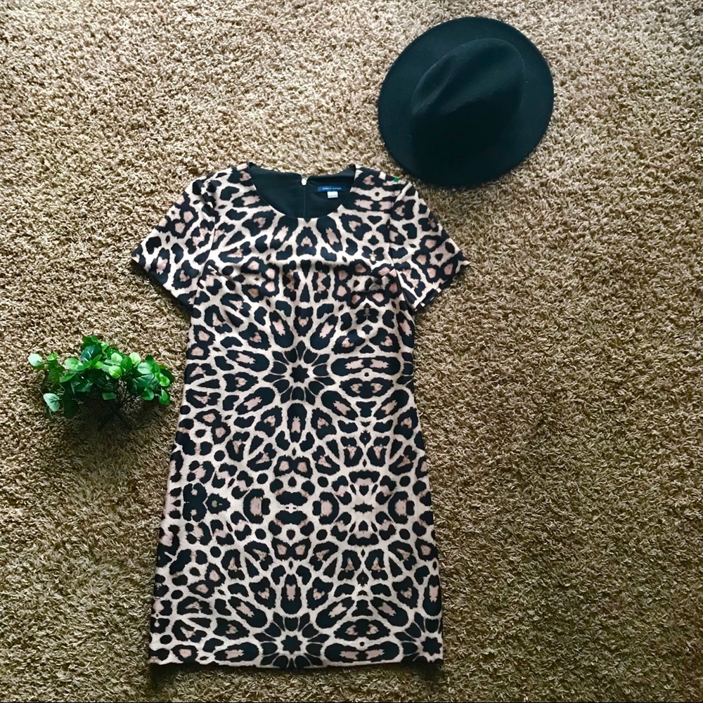 NWOT Tommy Hilfiger Leopard Print Shift Dress